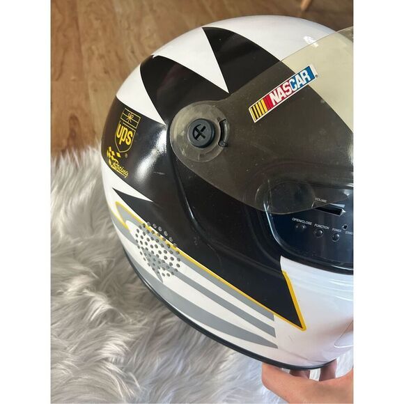 Racing helmet ford ups racing radio and cd player no cord tested radio works dal - Picture 3 of 6